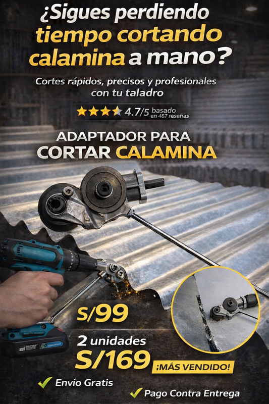 Cortador de Fierro Turbo™ – Potencia Profesional en tu Taladro